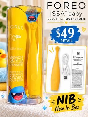 Foreo $49 ISSA baby Electric Toothbrush NIB